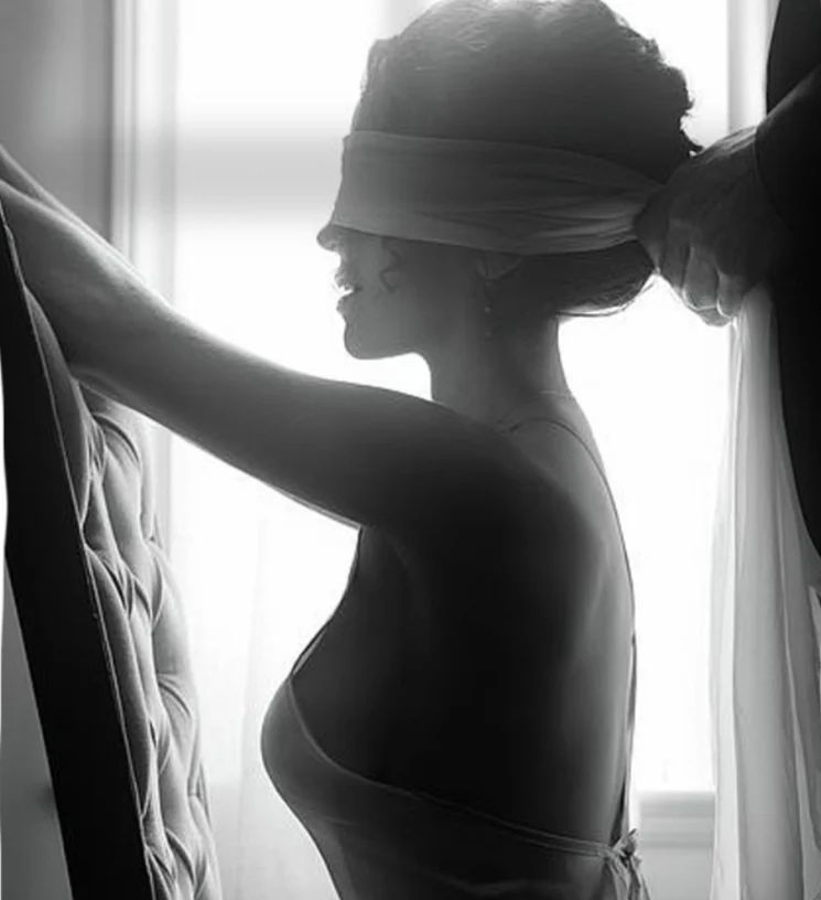 What did you do to your partner after blindfolding&nbsp;them?