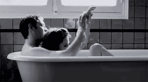 Foreplay Tip: Run her a hot tub bath and bring her a glass of wine to relax&nbsp;with.