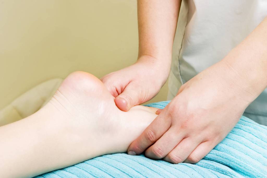 Foreplay Tip: Start slowly by giving her a foot massage, then work your way&nbsp;up.